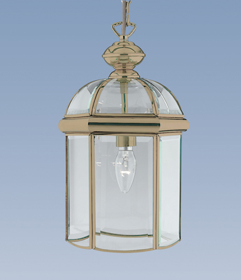 1 light lantern antique brass by Searchlight