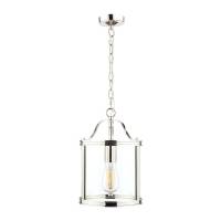 Harrington 1 light pendant polished nickel